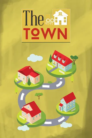 街道建筑矢量扁平插画