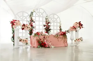 儿童照相拼接背景