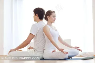 瑜珈健身情侣
