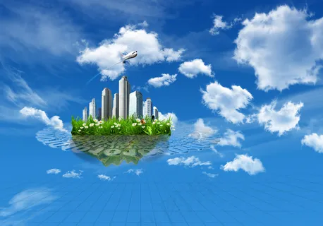空中城市图片 空中城市图片