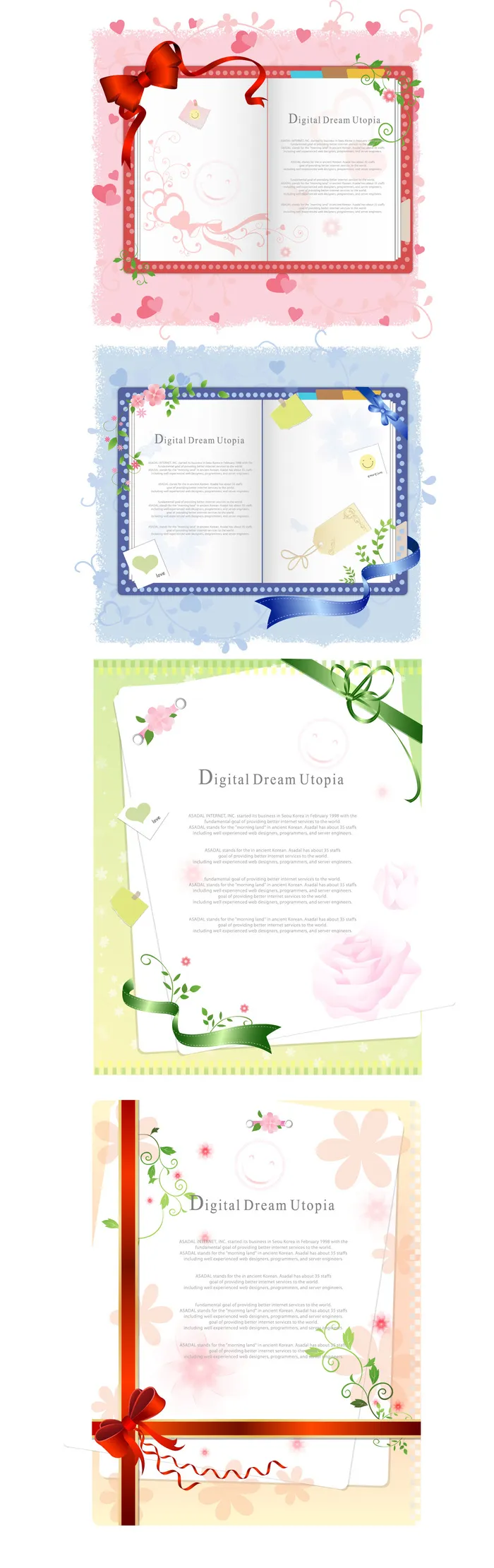 简约风名片海报边框图框素材AI矢量图 (158)ai矢量模版下载