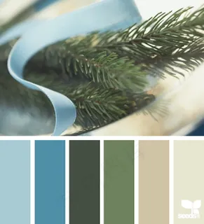 冬天系配色色卡色彩搭配