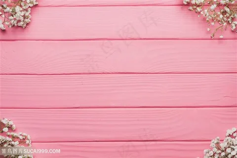 粉色鲜花背景图