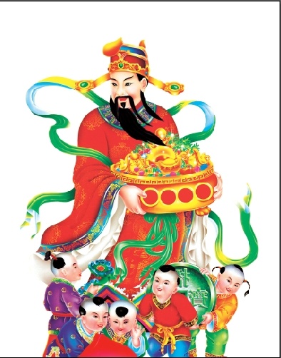 设计福老祝贺新年ai矢量模版下载