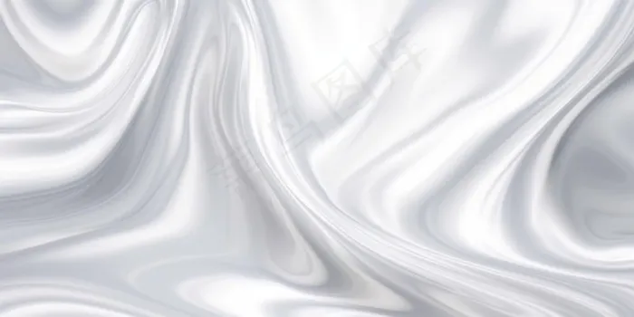 c4d银色流动波纹酸性风格海报背景(1536x768)