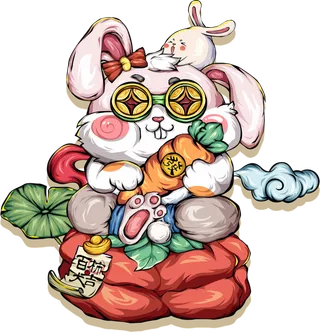 胖子吃货兔免扣