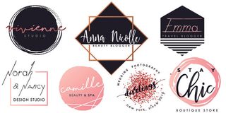 手绘Logo标志素材