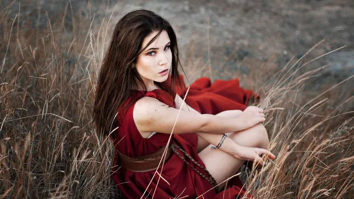 清新唯美可爱的女孩摄影图片