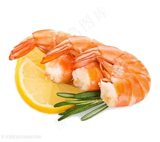 鲜美虾肉高清图片