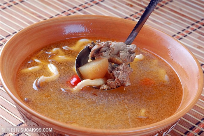 毛哥鸡块肉中华美食摄影图