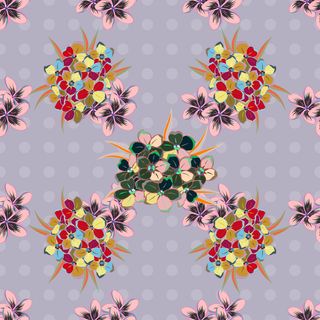 花卉唯美手绘花朵面料纹理手机壳布料面料印花服装矢量图案素材