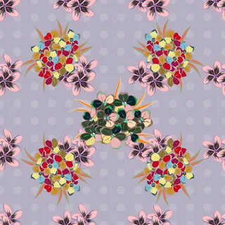 花卉唯美手绘花朵面料纹理手机壳布料面料印花服装矢量图案素材