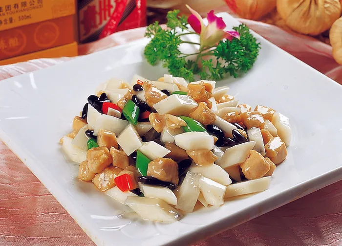 CXC04050山药黑豆炒鸡丁