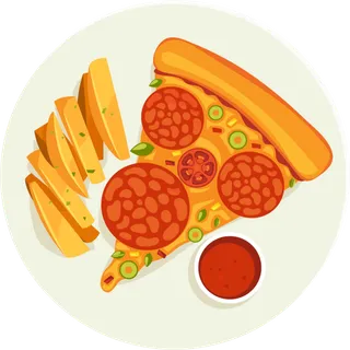 简约风厨房料理卡通素材图片PNG免扣 (20)