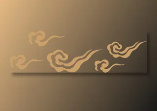 中式传统祥云中国风古典水纹吉祥图案免抠