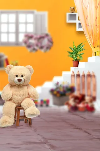 梦幻婴儿绵熊黄色玄关