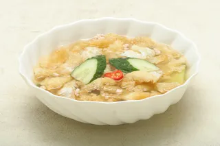 鸡汤肉粒煮鱼肚-38