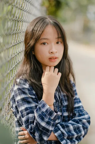 清新唯美可爱的女孩摄影图片