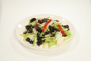 山药西芹炒木耳