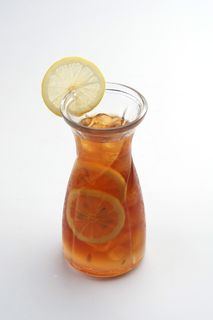 处暑解暑小清新柠檬茶饮