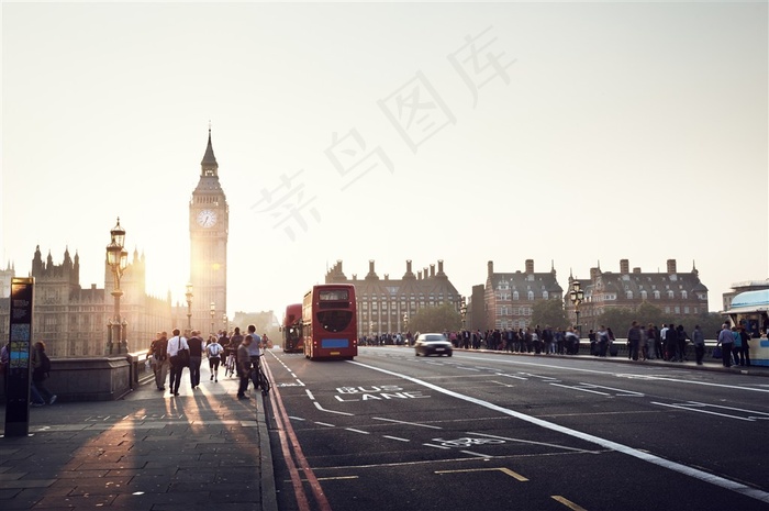 唯美英国伦敦大本钟风景图片