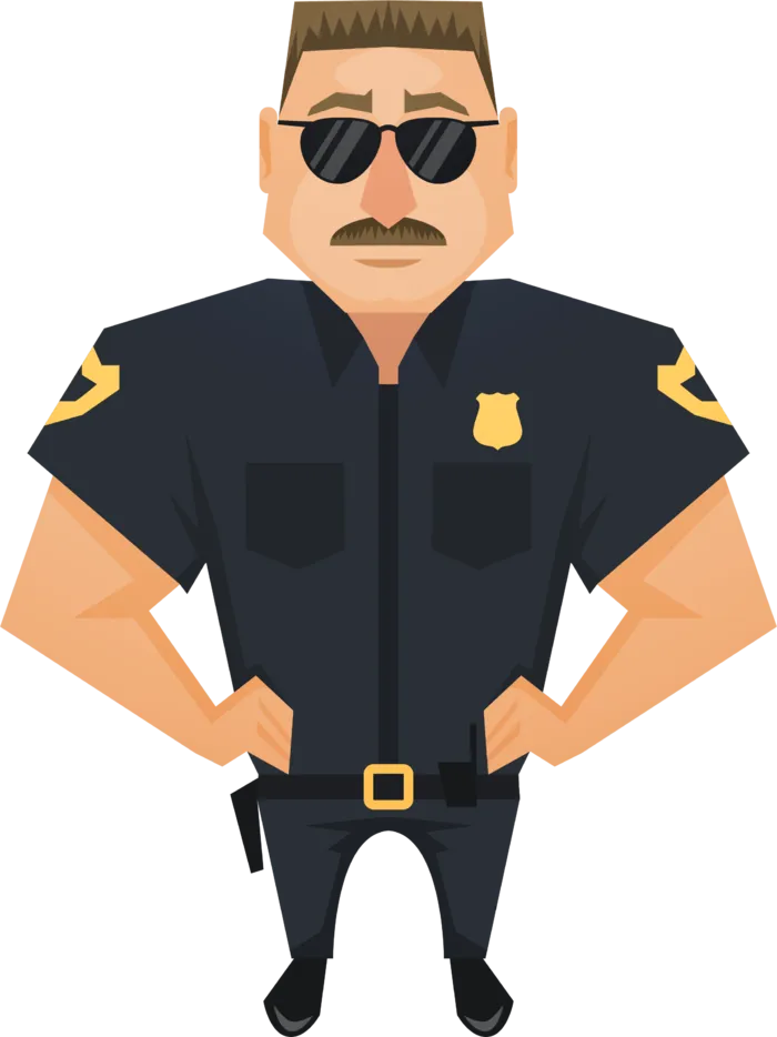 警察卡通人物