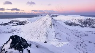 唯美雪山风景图片