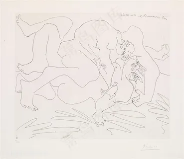 毕加索线条*装饰画