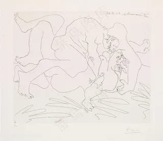 毕加索线条*装饰画