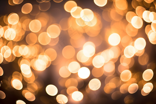 金色闪光光晕光圈背景