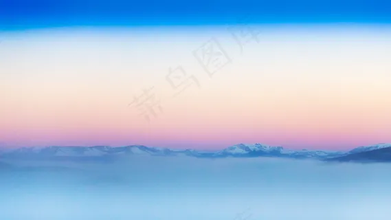 彩色天空唯美图片