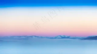 彩色天空唯美图片