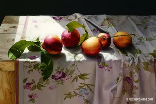 静物水果苹果油画