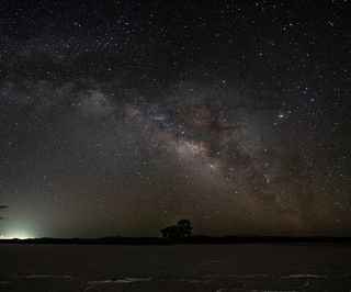 黑色星空摄影素材