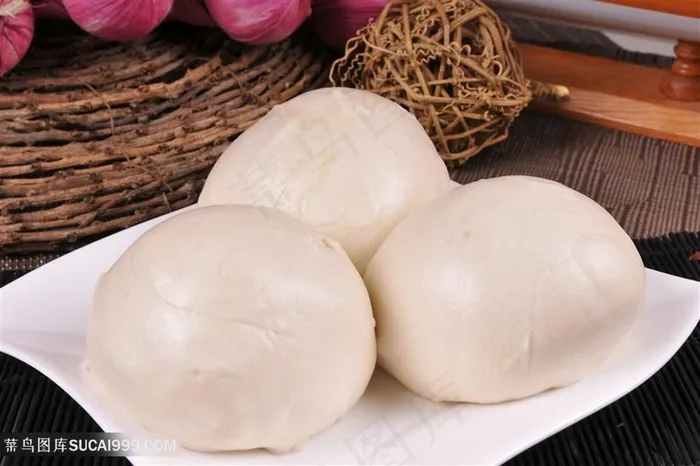 中华美食头实拍摄影图