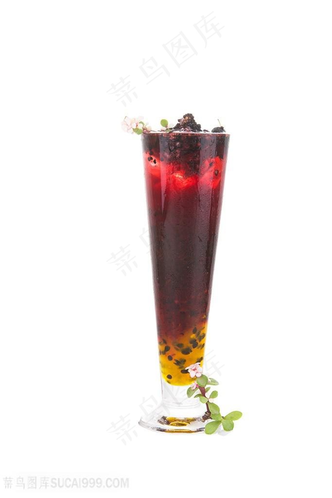 百香桑椹果餐厅饮品菜单果汁饮料图片（PNG免抠图）