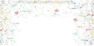 五彩纸屑 PNG免抠