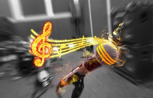 话筒娱乐摄影高清图片