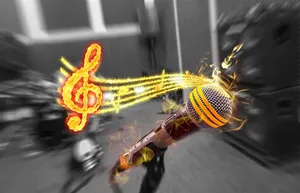 话筒娱乐摄影高清图片