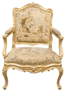 欧式优雅精致复古风格油画质感色彩手绘花卉植物树叶插画PNG素材2