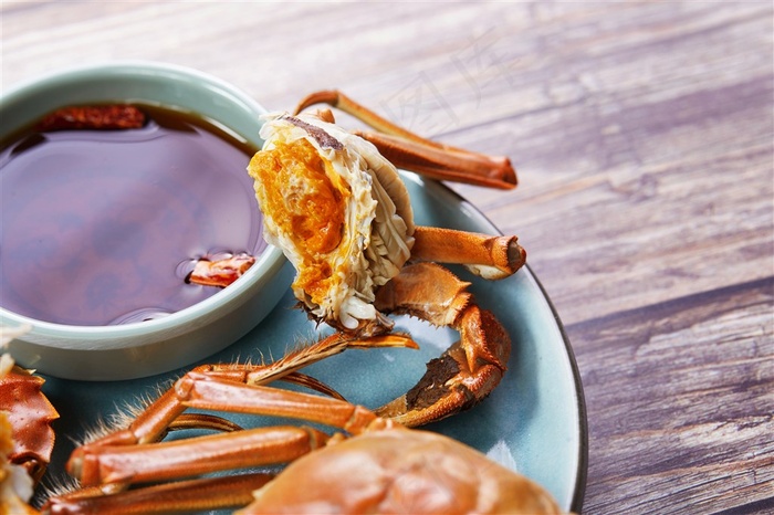 肥美大闸蟹美食