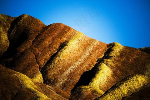 甘肃张掖丹霞地貌素材图