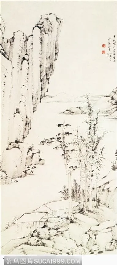 高山流水图