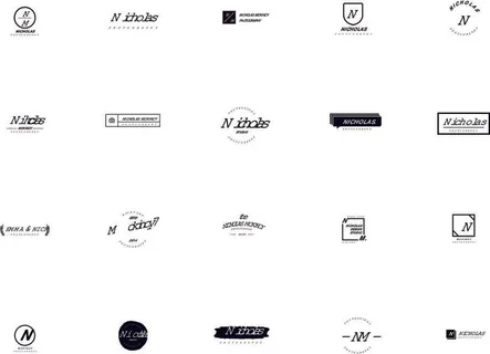 手绘公司标志logo素材