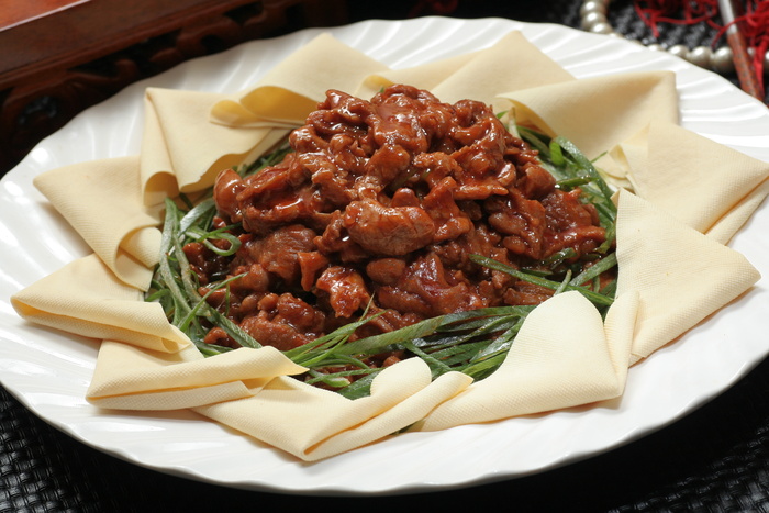 小饼卷羊肉36元 (2)