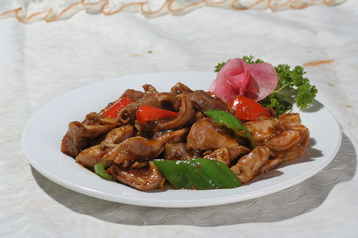 肝酱爆猪肚  