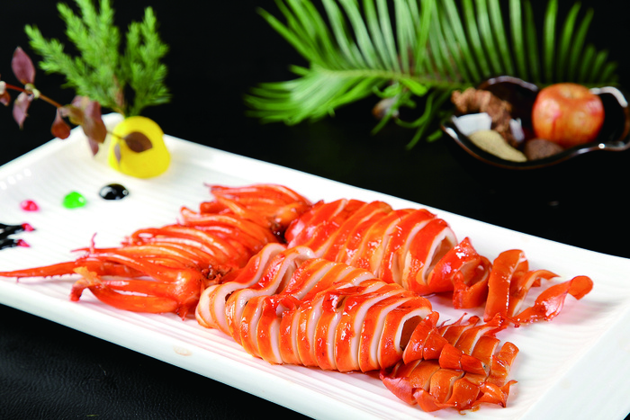 鱿鱼美食摄影清晰图片