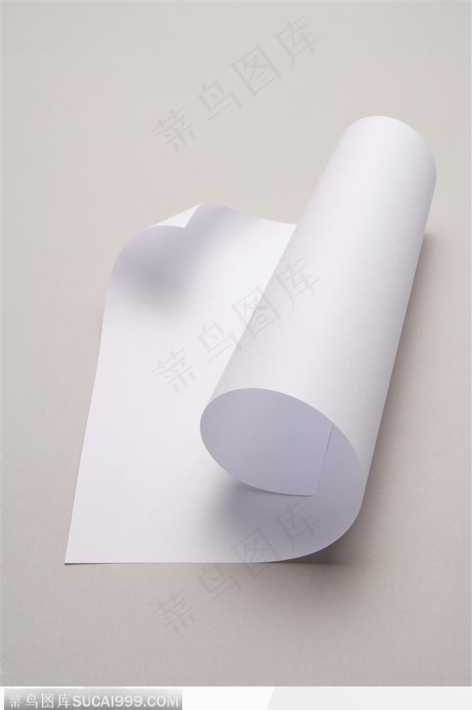 简单生活-卷起的纸张