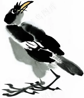 国画鸟艺术绘画jpg素材 国画鸟艺术绘画jpg素材