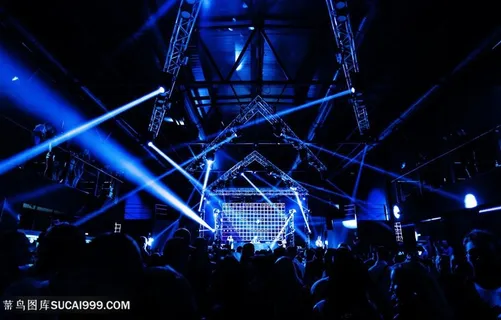 热烈的演唱会舞台人群高清图